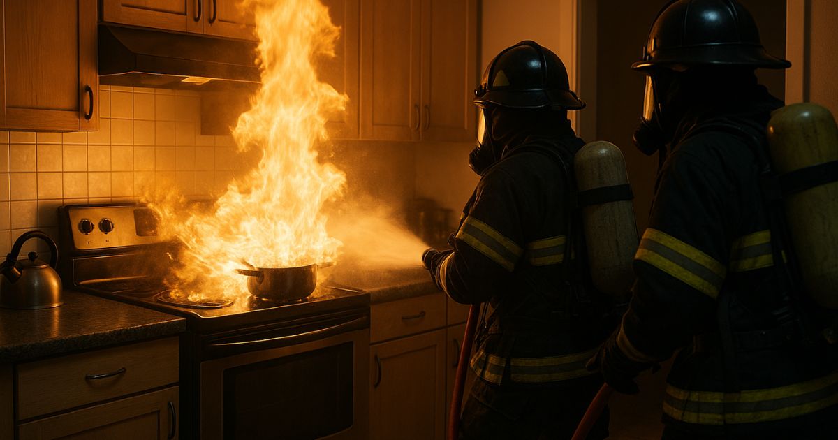 Bombeiros alertam para uso de álcool para cozinhar após homem ter 20% do corpo queimado no Paraná