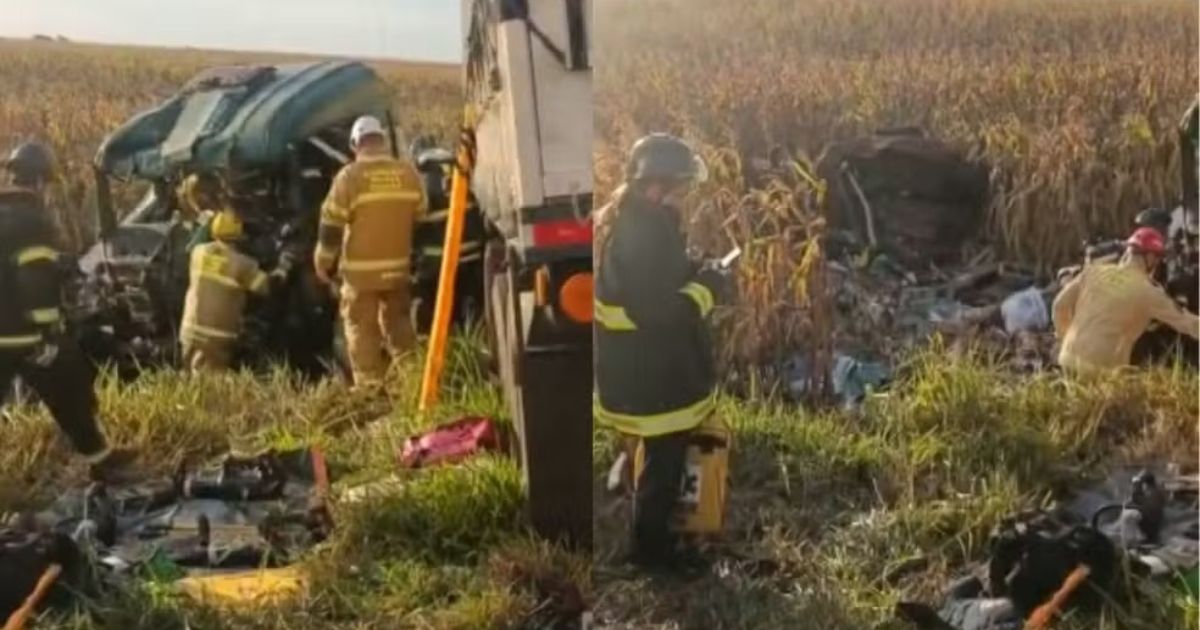 Três pessoas morrem e uma fica ferida em grave acidente no Paraná