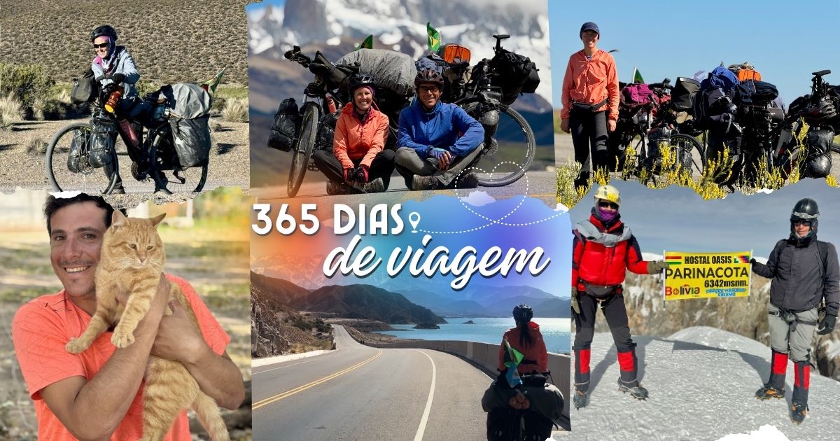 A vida sobre duas rodas: casal são-mateuense completa um ano pedalando pela América do Sul