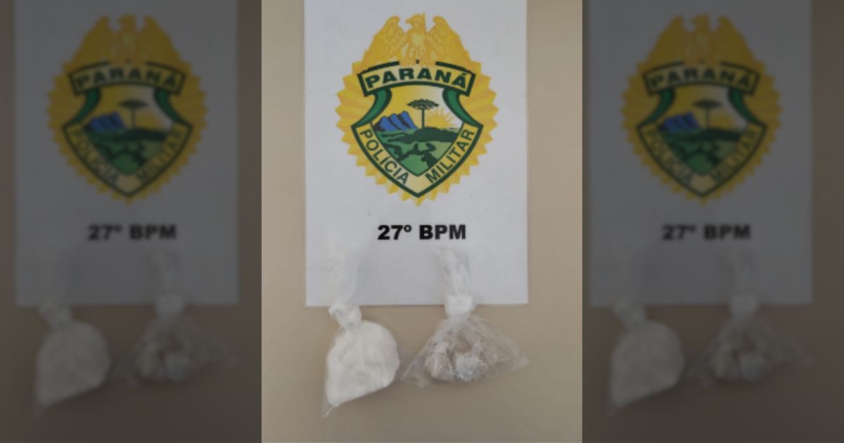 Homem é preso por tráfico de drogas em São Mateus do Sul