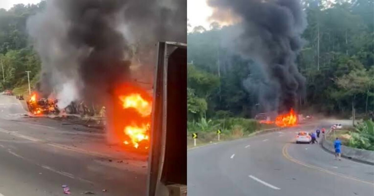 Tragédia na BR-280: Acidente na Serra de Corupá deixa dois mortos e 12 feridos
