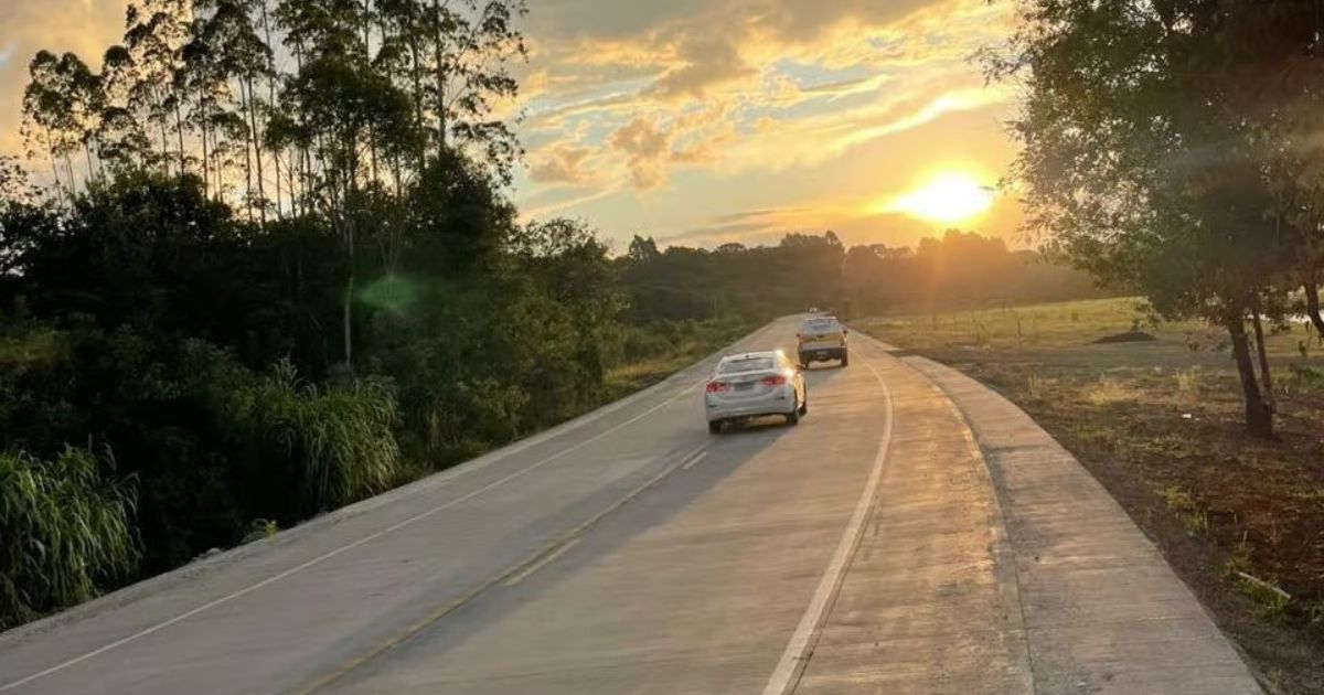 SC-477 é liberada para o tráfego com pavimentação em concreto