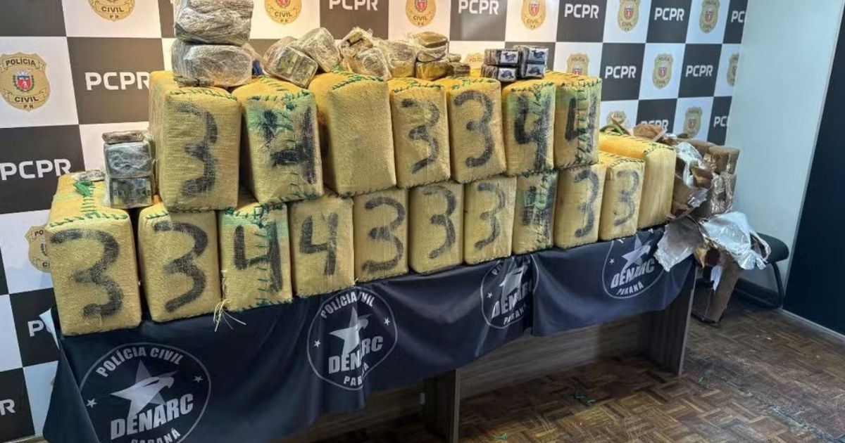 Polícia Civil realiza maior apreensão de haxixe da história do Paraná