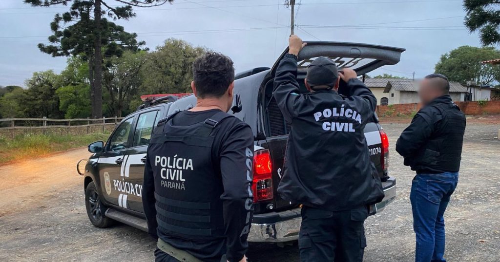 Polícia Civil prende dois homens e apreende adolescente suspeitos de participação em homicídio de jovem em São Mateus do Sul