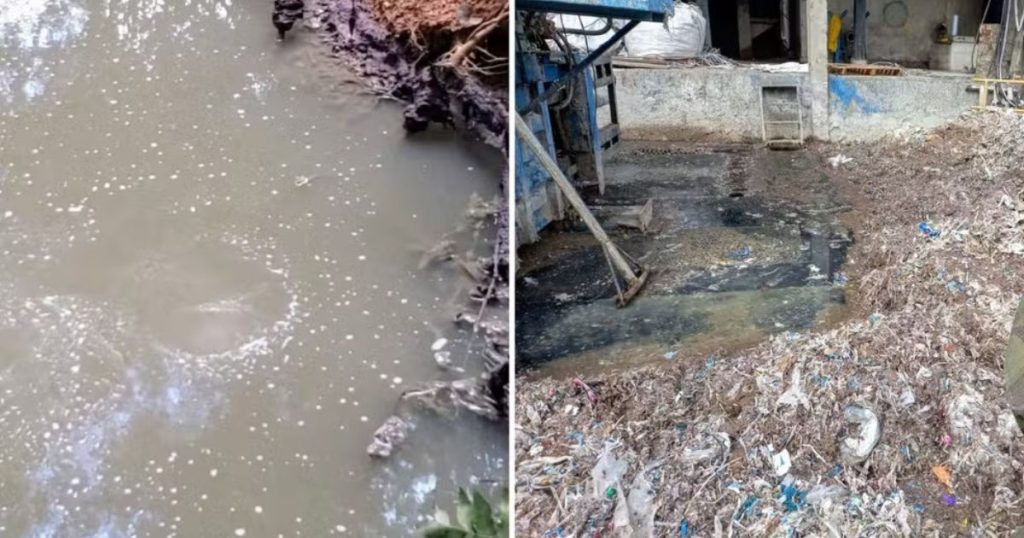 Indústria recebe multa de quase meio milhão por jogar resíduos em rio do Paraná e deixar lixo a céu aberto