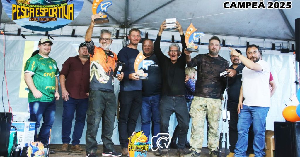 Equipe com atletas são-mateuenses conquista bicampeonato no 3º Campeonato de Pesca Esportiva ao Dourado em Cruz Machado