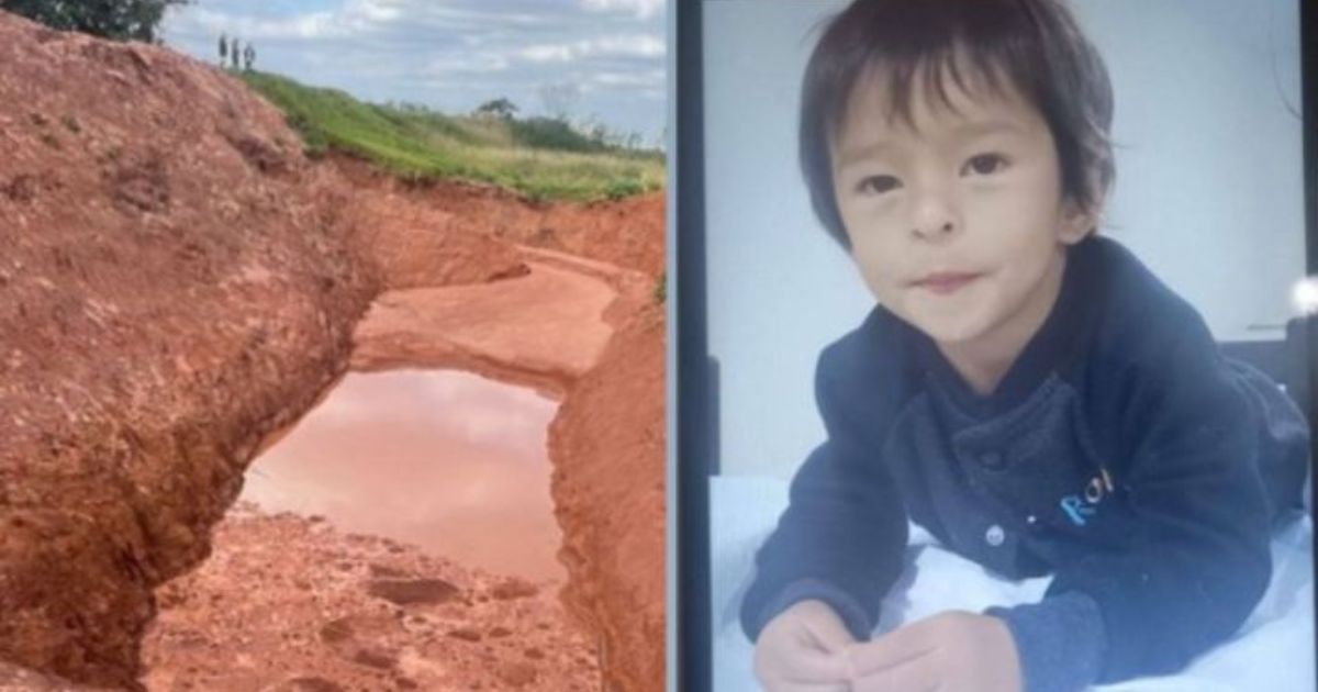 Criança de 3 anos é encontrada morta em buraco com lama no interior do Paraná