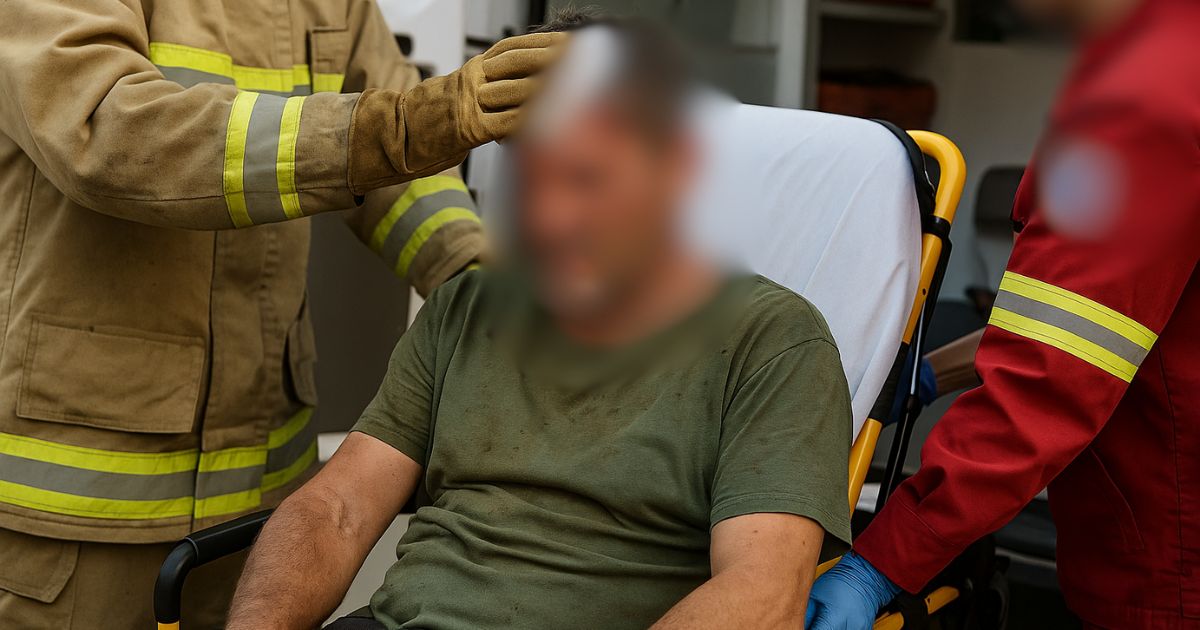 Homem é atingido por galho de eucalipto e sofre traumatismo craniano em São Mateus do Sul