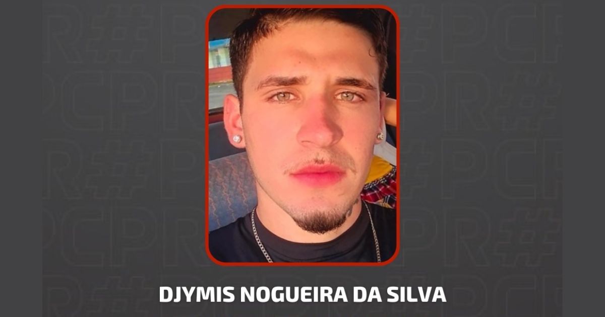 PCPR divulga foto de foragido por homicídio em São Mateus do Sul