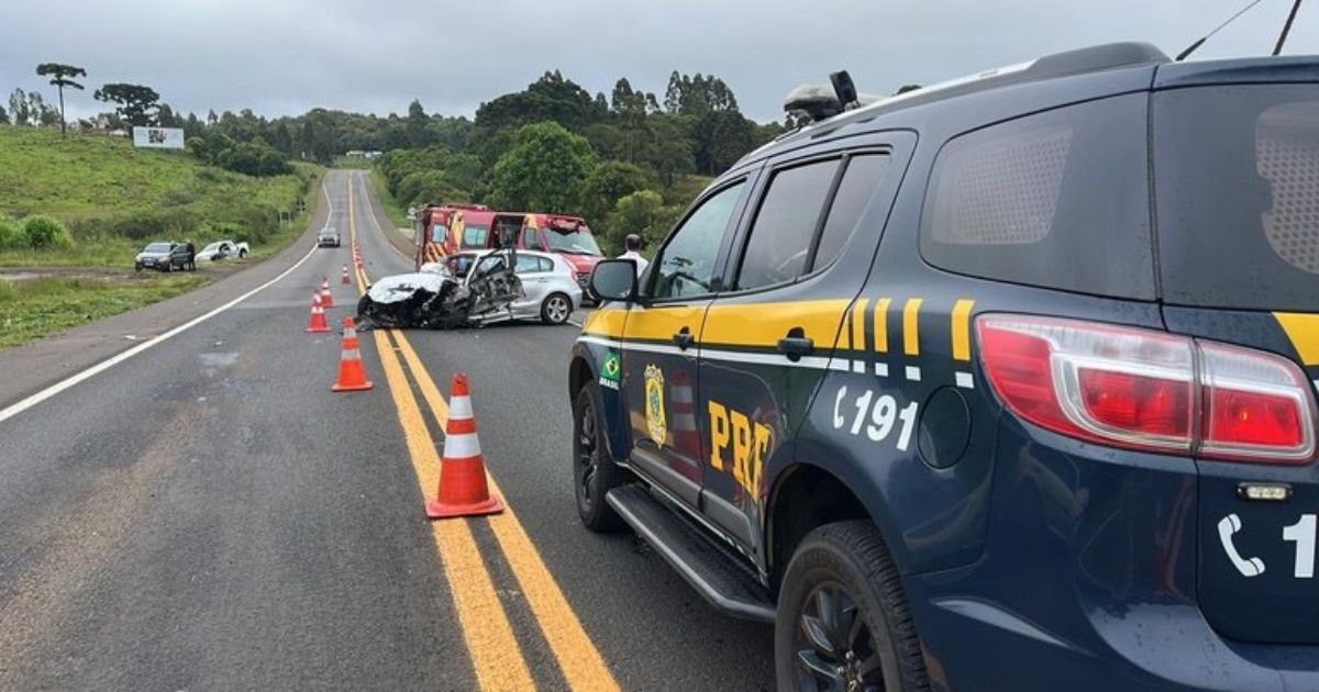 Colisões frontais e atropelamentos concentram mais da metade das mortes em rodovias federais no Paraná
