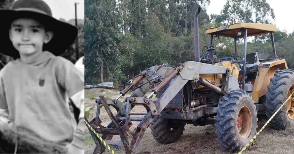 Tragédia em Major Vieira: menino de 6 anos morre atropelado por trator