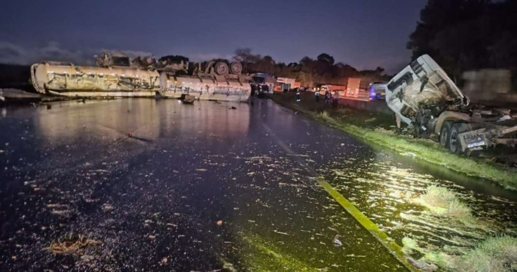 Grave acidente com caminhão interdita a BR-376