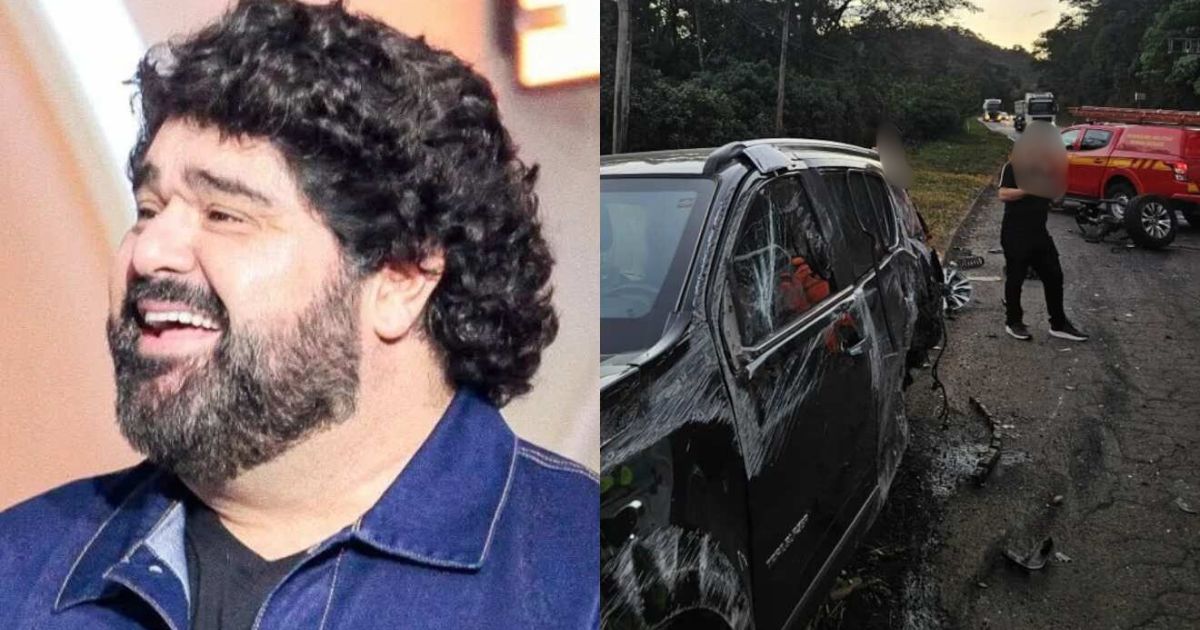 Cantor Fabiano, da dupla com César Menotti, sofre acidente de carro