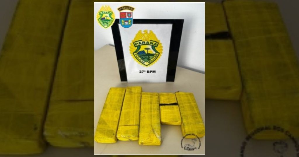 Casal é preso por tráfico de drogas na Vila Prohmann, em São Mateus do Sul