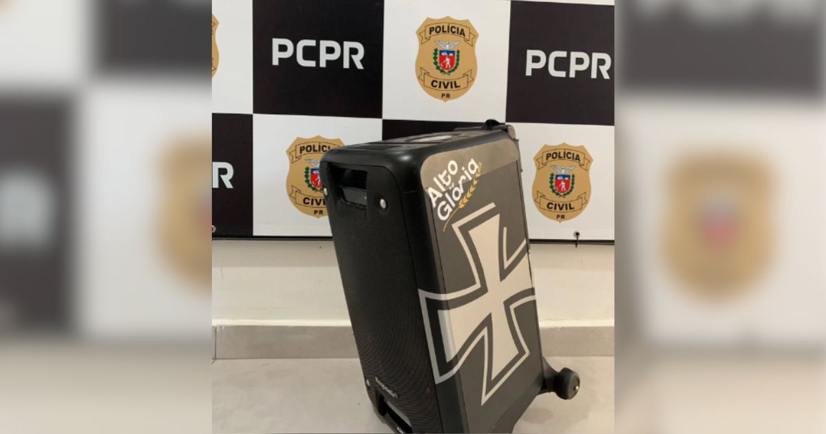 PCPR recupera caixa de som furtada em São Mateus do Sul