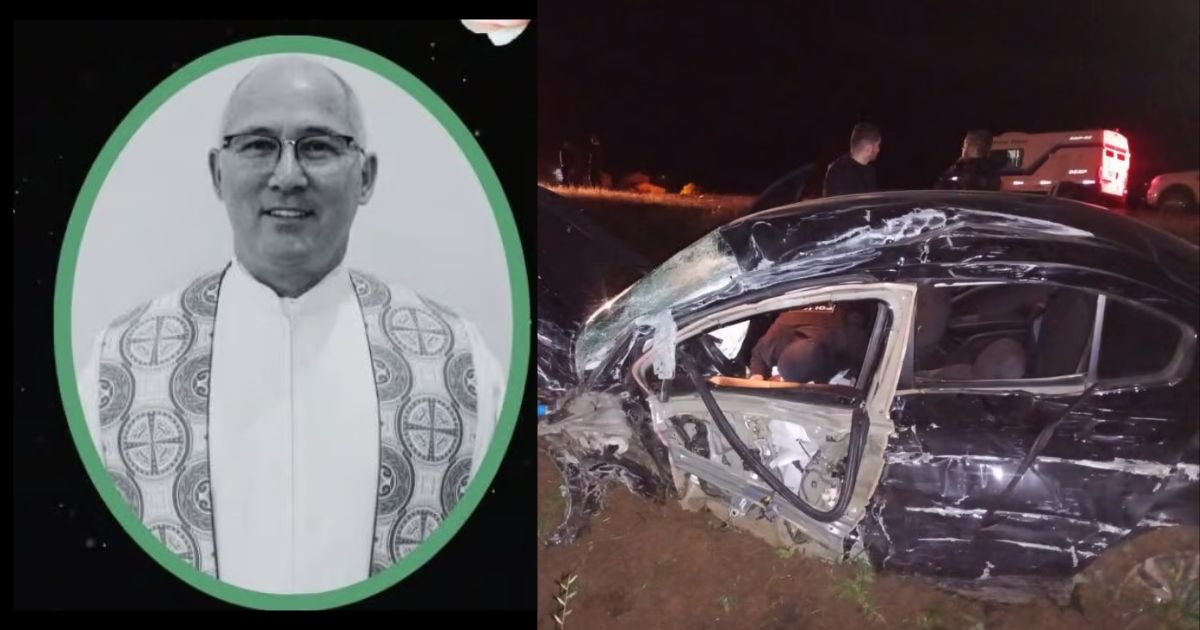 Padre Wilson Maiorki morre em acidente na BR-280 em Mafra