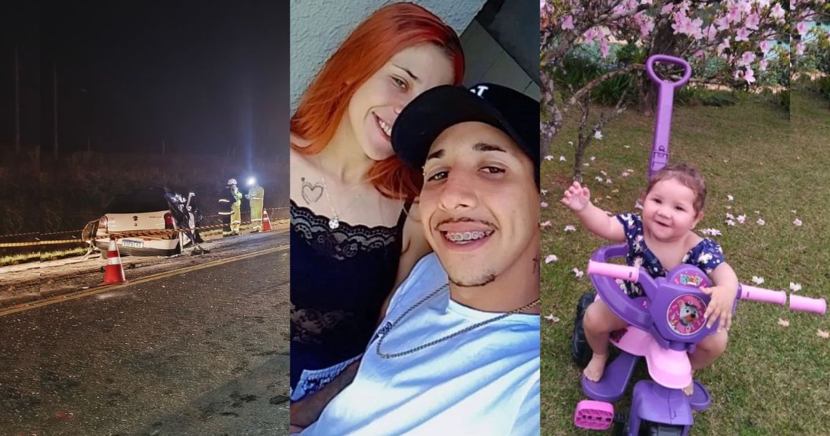 Vídeo mostra momento do acidente que matou pai, mãe e bebê na BR-476