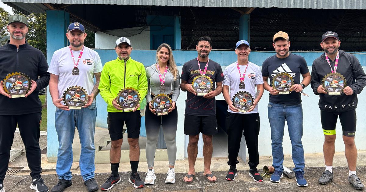 Atletas do ciclismo de São Mateus do Sul se destacam e garantem pódio em todas as provas da Rota das Colônias