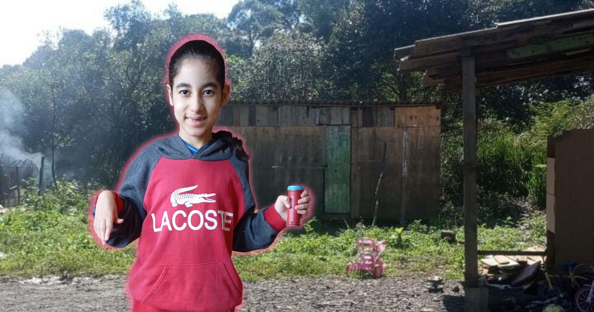 Família de São Mateus do Sul pede ajuda para cuidar de menina de 11 anos com autismo e outras condições de saúde