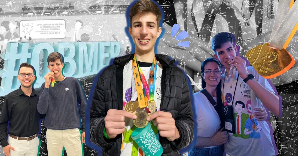 Orgulho de Antonio Olinto: Victor conquista ouro nacional na OBMEP e lidera ranking no Paraná