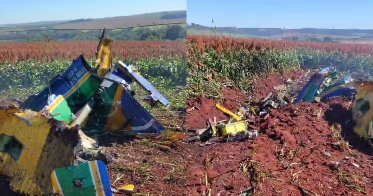 Avião da FAB cai durante voo de instrução no interior de São Paulo