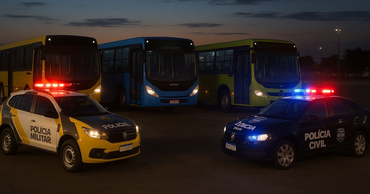 Empresa de transporte escolar tem módulos furtados em São Mateus do Sul