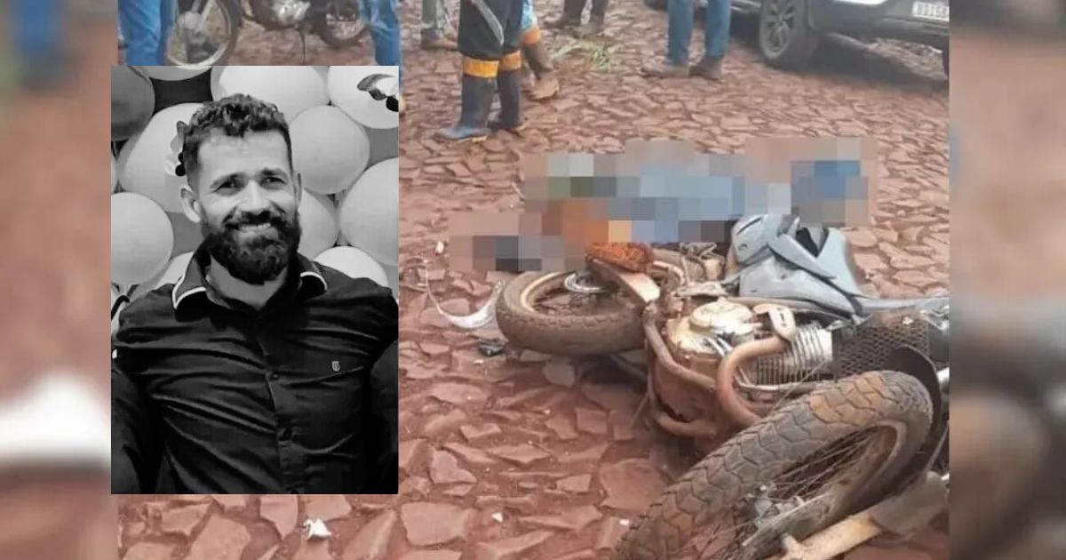 Tragédia: motociclista morre após colidir com trator conduzido pelo próprio irmão