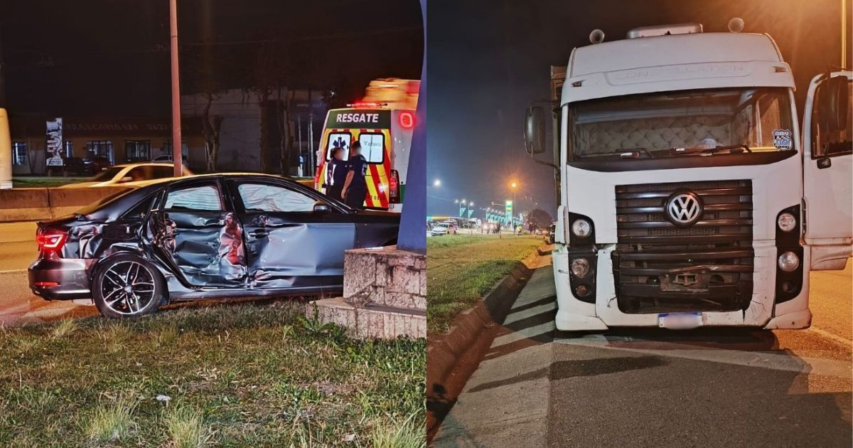 Mãe e filho morrem em acidente após caminhão atingir carro da família no Paraná