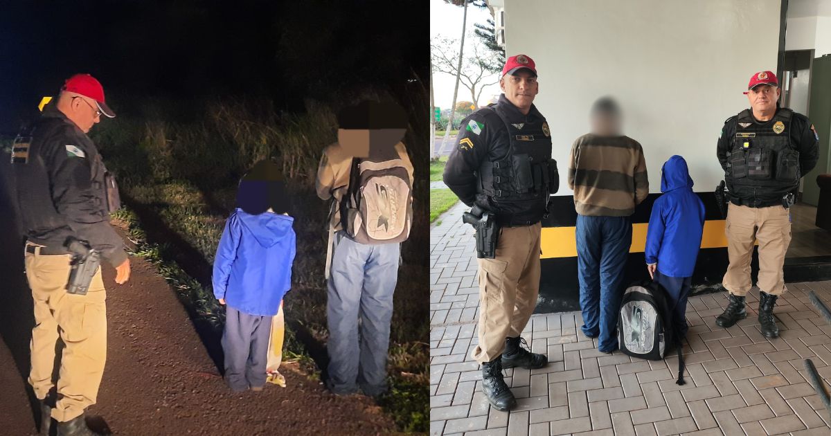 Crianças são resgatadas de rodovia enquanto tentavam viajar sozinhas para conhecer ‘YouTuber’