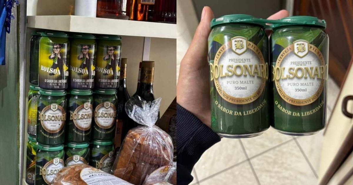 Cerveja do Bolsonaro é encontrada à venda em Santa Catarina: “Sabor da liberdade”