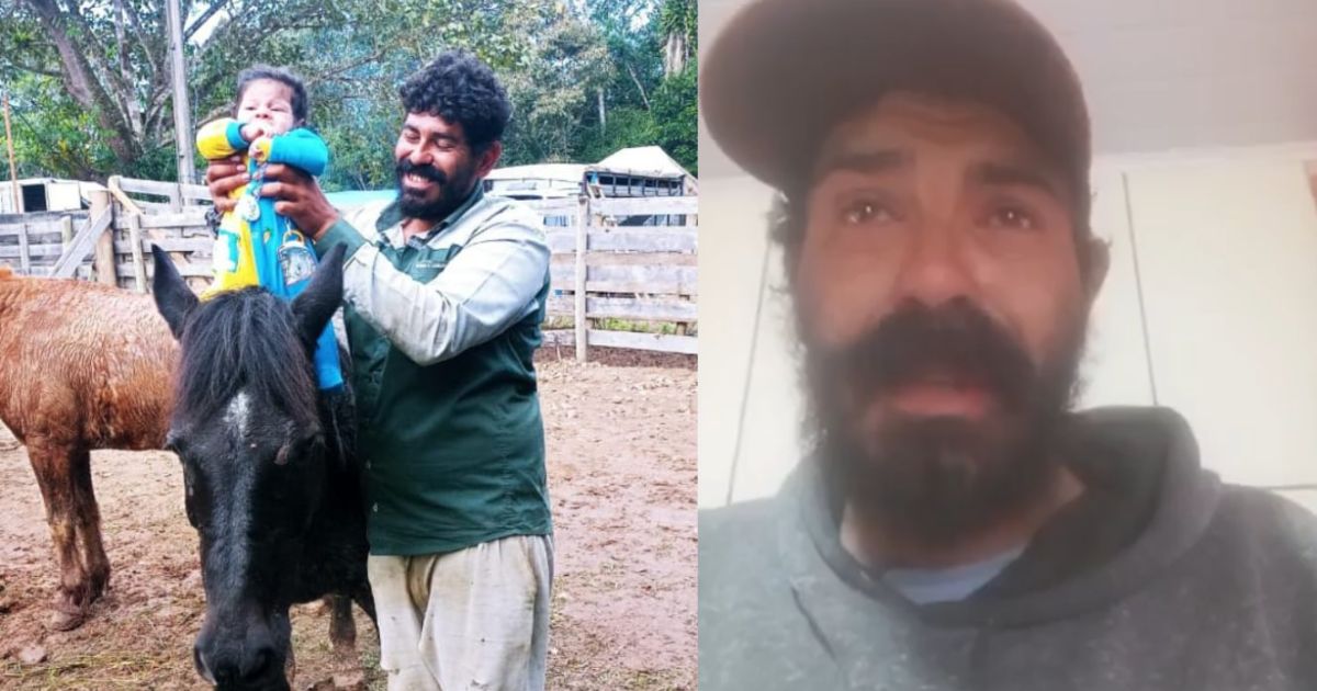 VÍDEO: Pai de bebê pisoteado por boi em São Mateus do Sul agradece apoio e fala sobre o estado da criança