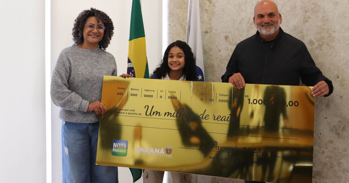Novo ganhador de R$ 1 milhão do Nota Paraná descobre prêmio por curiosidade