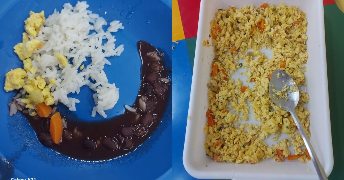 Pais e professores denunciam merenda precária em creche de Araucária: “Passando fome”
