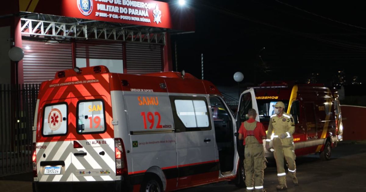 Criança de 4 anos fica em estado grave após acidente de carro em Ponta Grossa