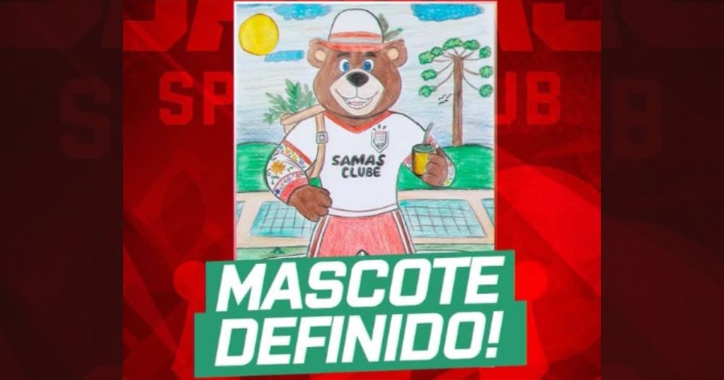Com 62% dos votos, mascote conquista o coração da torcida e se torna símbolo do Samas