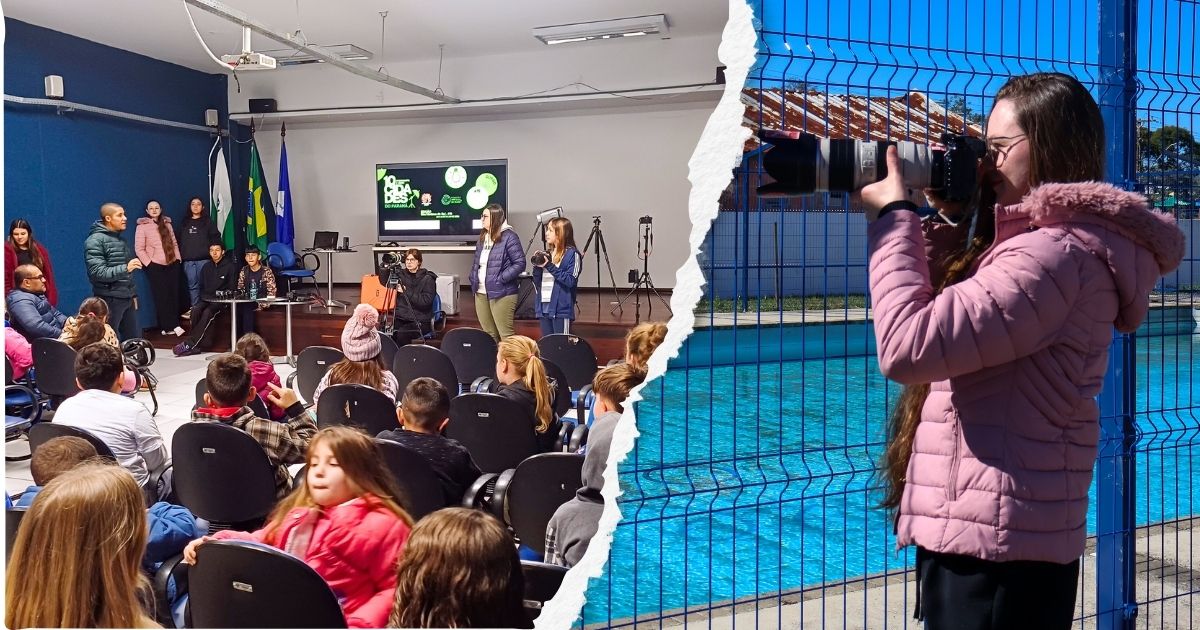 Mais de 200 alunos de São Mateus do Sul, Triunfo e Antonio Olinto são impactados por workshops de Fotografia e Cinema