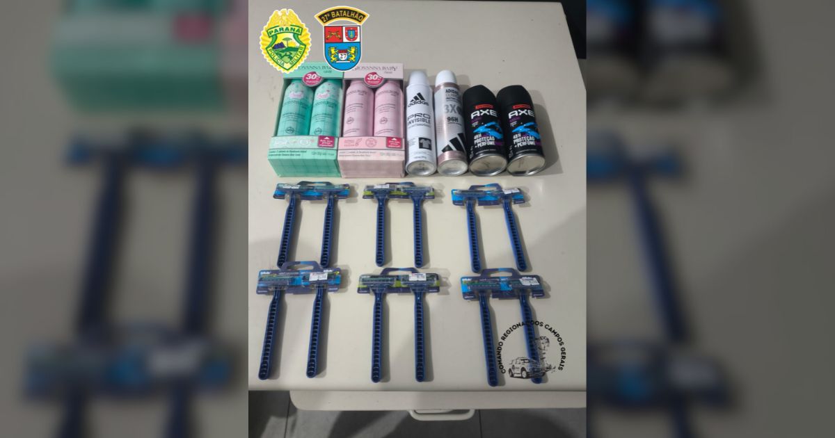 Homem é preso após furto em comércio de União da Vitória