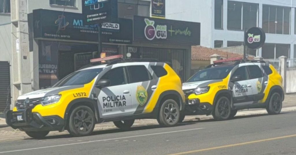Roubo de malote de R$ 49 mil mobiliza a PM em Ponta Grossa 