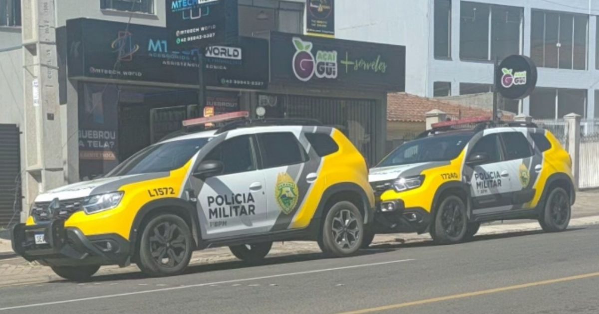 Roubo de malote de R$ 49 mil mobiliza a PM em Ponta Grossa 