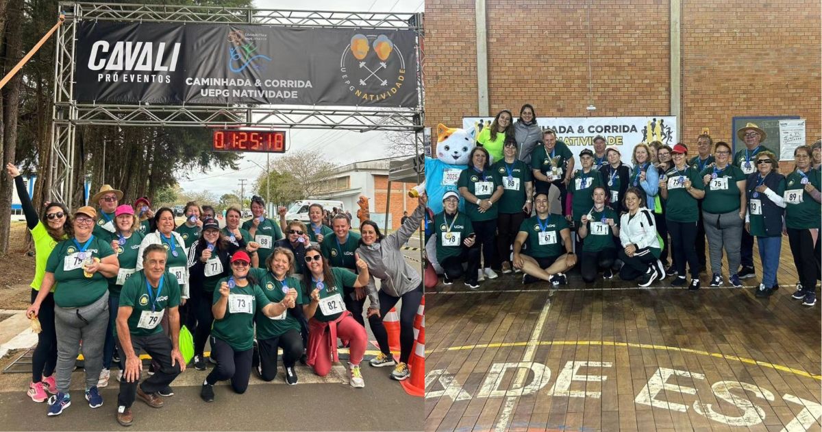 Grupo da Terceira Idade de São João do Triunfo conquista medalhas na 1ª Caminhada & Corrida UEPG Natividade