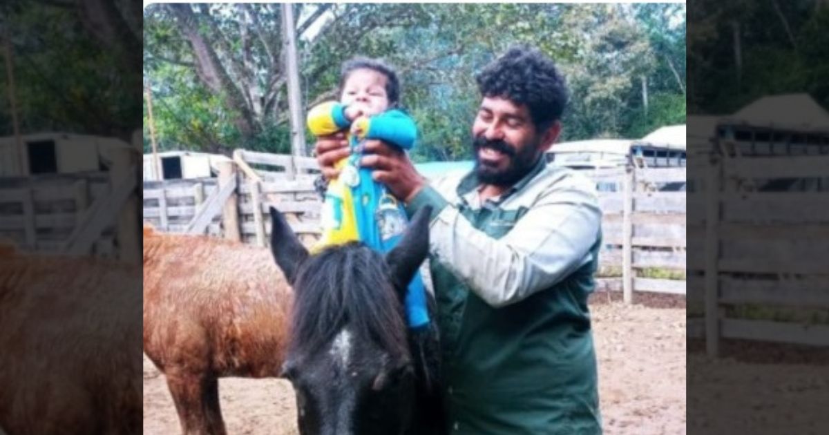 Bebê de São Mateus do Sul recebe alta hospitalar após acidente em rodeio; família agradece apoio e fala em milagre