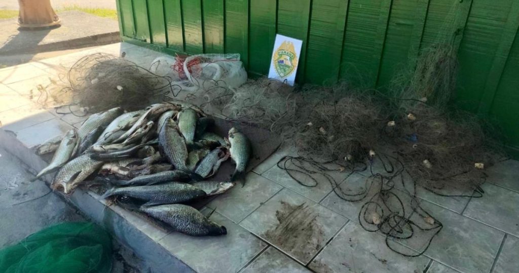 Polícia Ambiental prende dois homens por pesca predatória no Rio Iguaçu