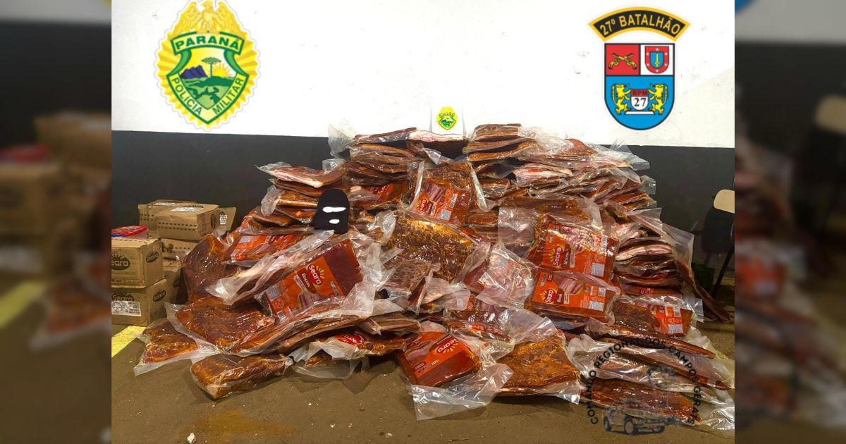 Polícia Militar recupera carga furtada e prende quatro homens em General Carneiro