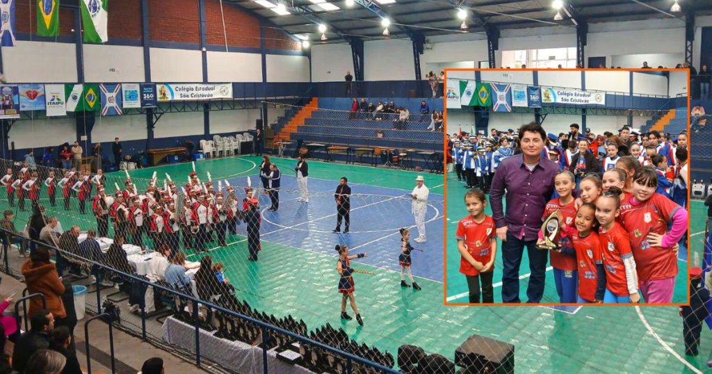 Fanfarra Infantil “A Dona Aranha” de São Mateus do Sul conquista tricampeonato no CINFABAN