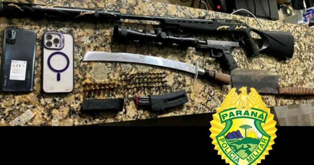 Homem atira contra policiais durante ocorrência em São Mateus do Sul