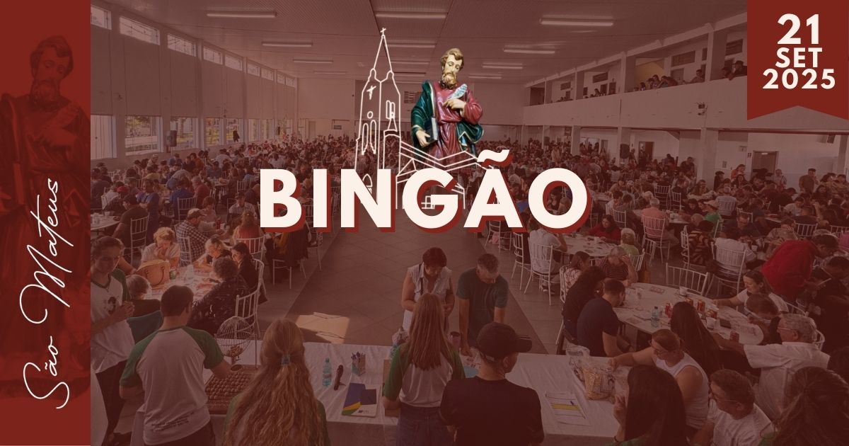Divulgada data do Bingão do Padroeiro São Mateus com mais de R$20 mil em prêmios