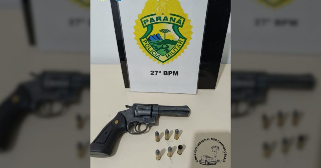Após efetuar disparos em boate, homem é preso com arma de fogo em São Mateus do Sul