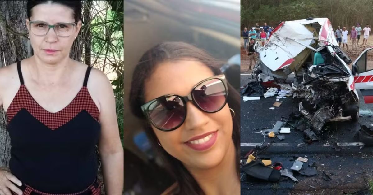 Duas mulheres e criança morrem após ambulância bater de frente com caminhão em rodovia do PR