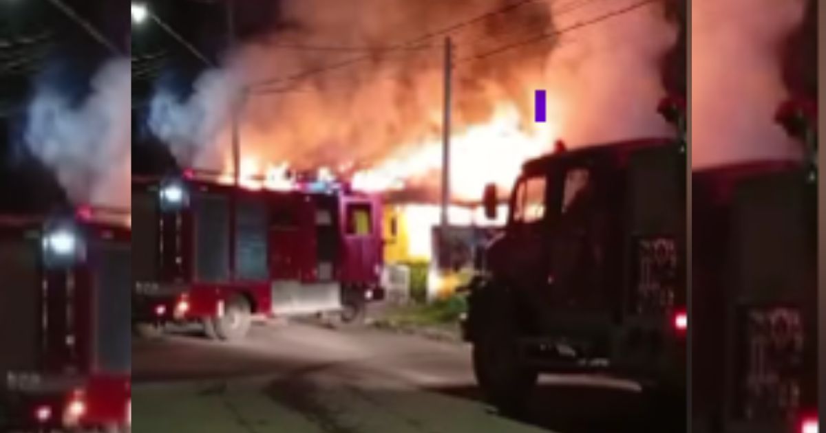 Urgente: incêndio atinge residência no centro de Paulo Frontin
