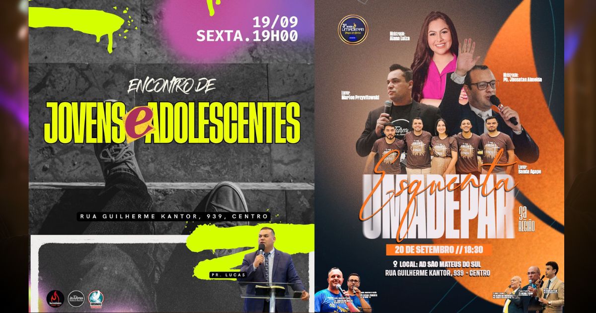 Encontro Municipal e Estadual da Juventude Cristã acontecem neste final de semana em São Mateus do Sul